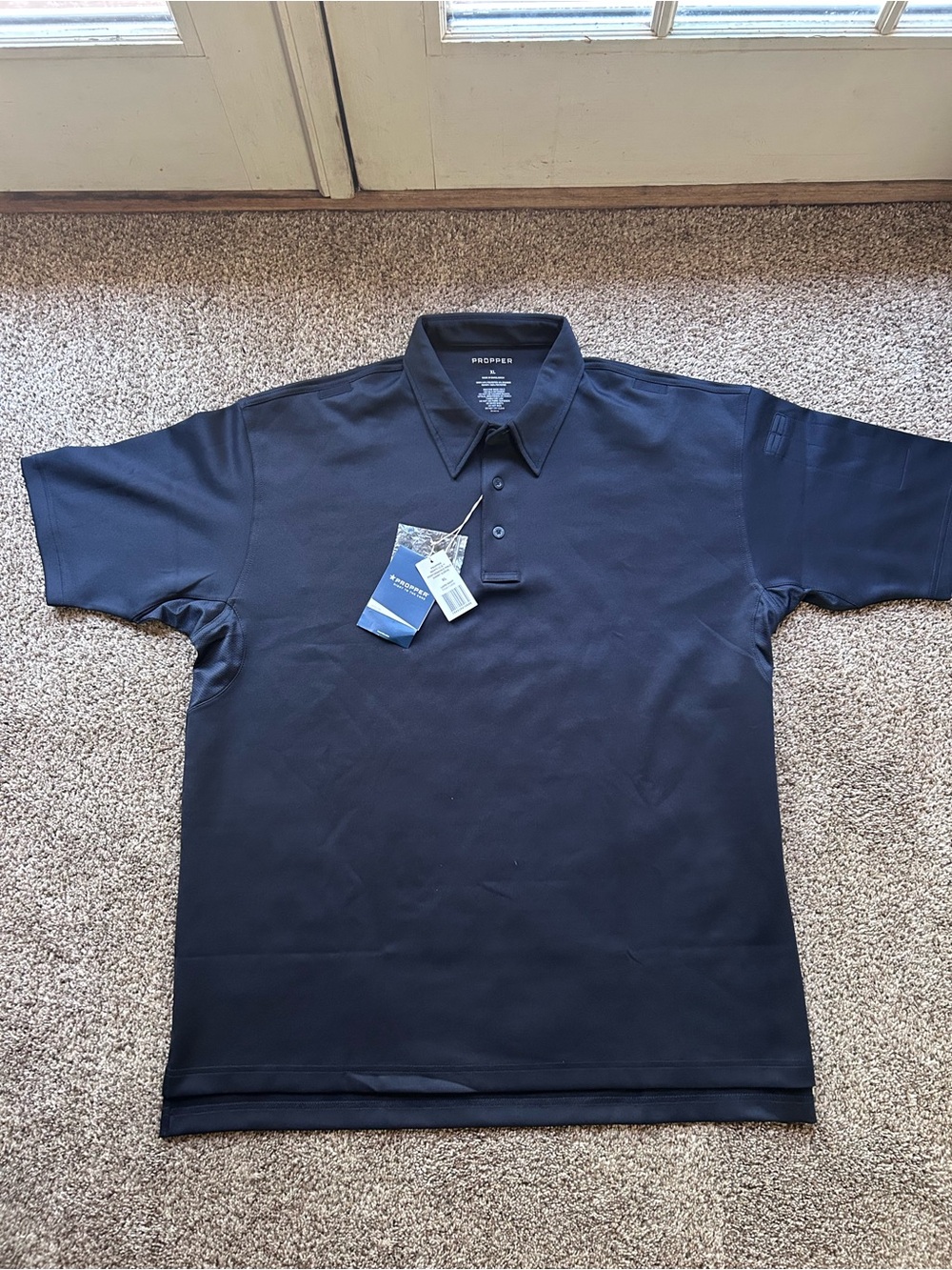 Propper Men’s Black Polo Shirt with Tag